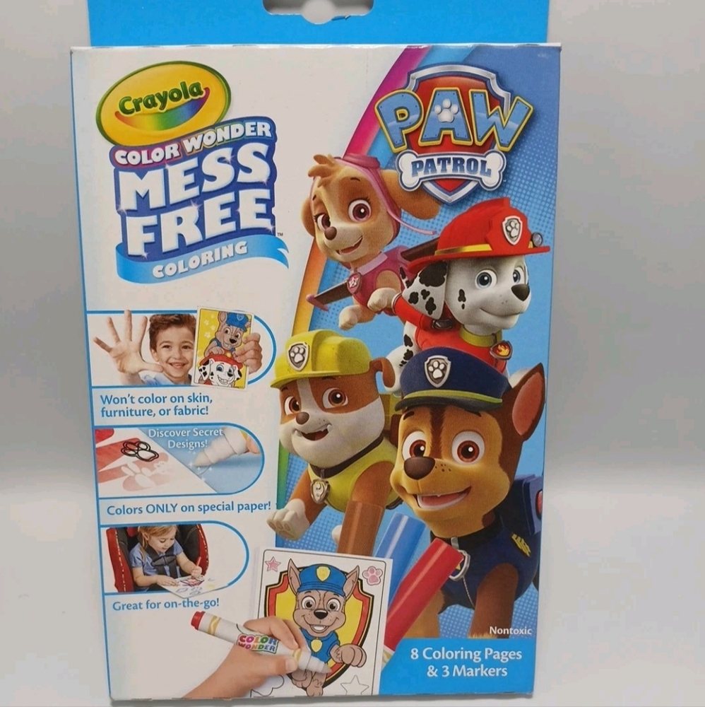Crayola Color Wonder Mess Free PAW Patrol Coloring Set